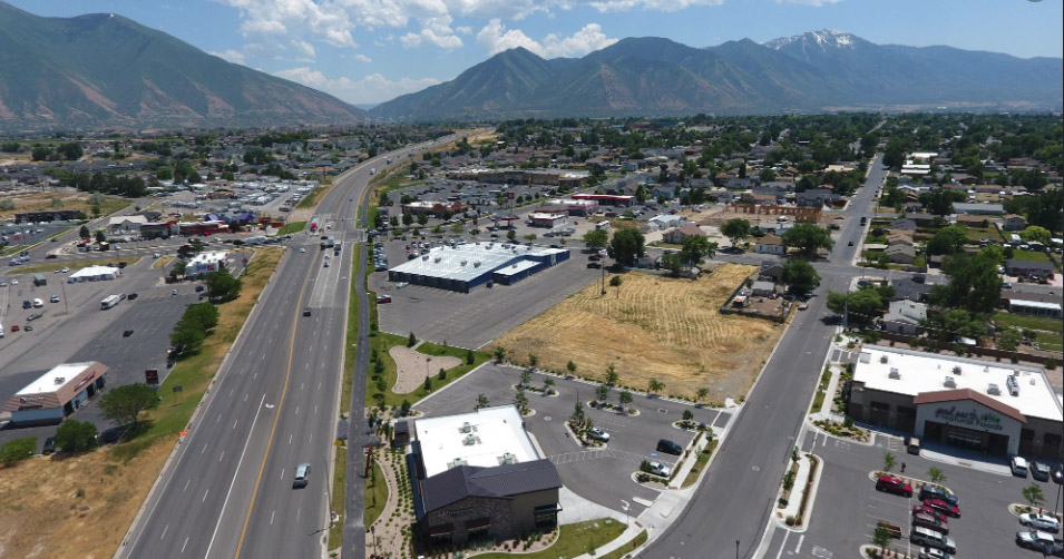 Aerial View of Spanish Fork