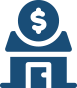 service with money icon